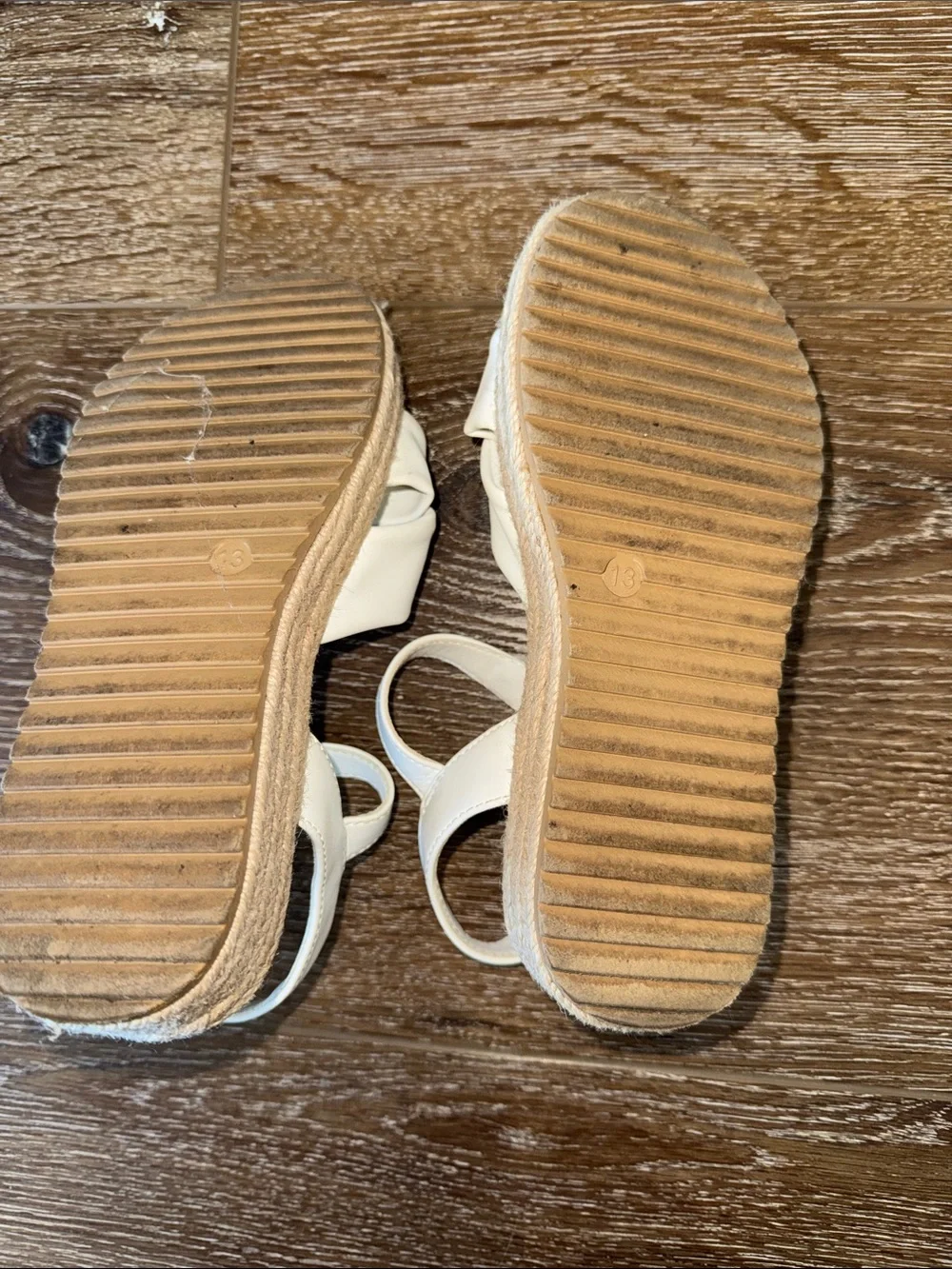White Knot Front Espadrille Sandals